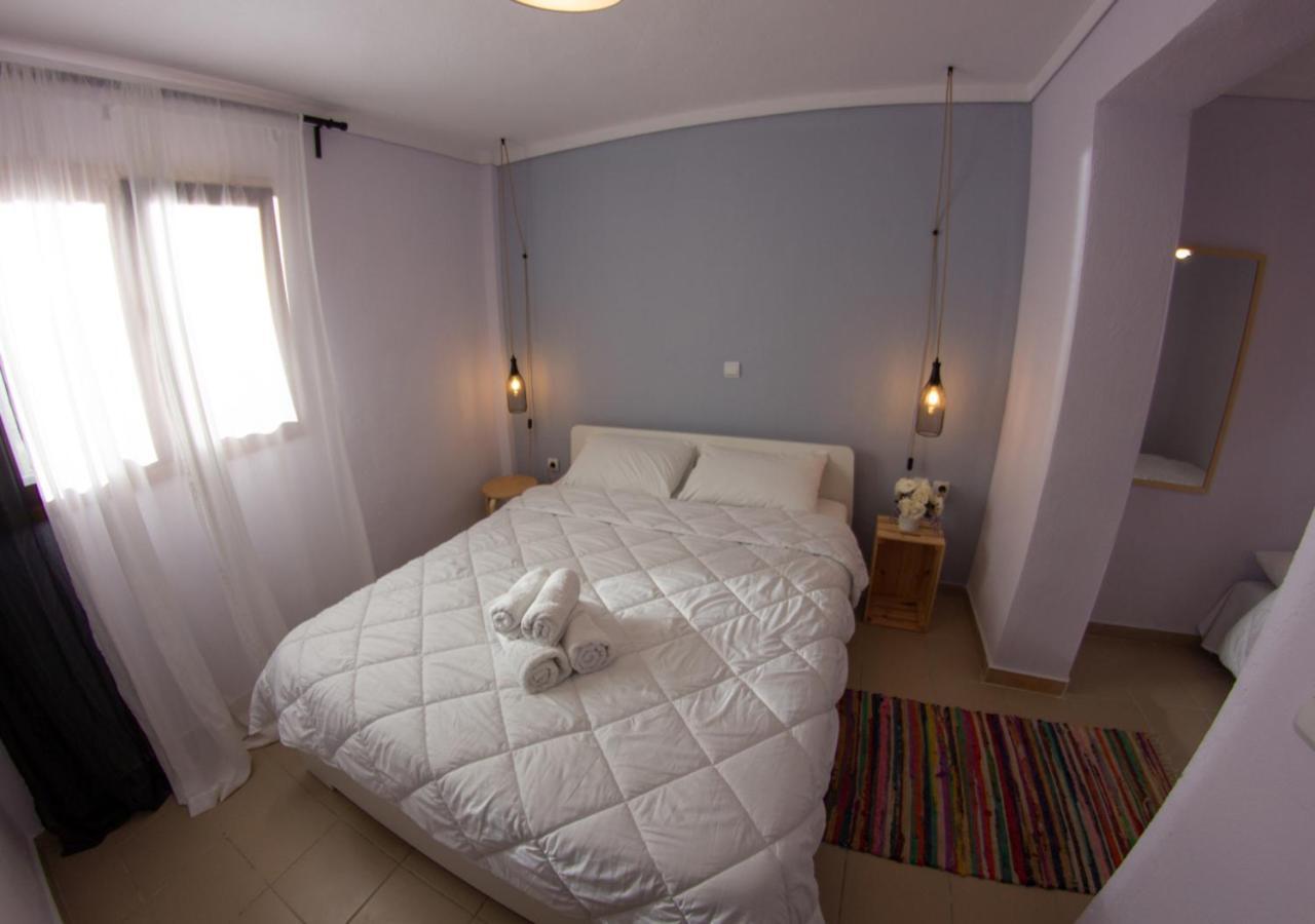 Beachfront Stylish Maisonette In 伊里斯斯 外观 照片